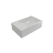 Plieger Houston lave-mains droit sans trou de robinet 37x23cm blanc SW225221