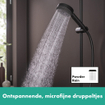 Hansgrohe Pulsify Douchette à main 10.5cm 3 jet Activation Noir mat SW651099