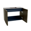 Mondiaz JOYA-DLUX Meuble de toilette 60cm - couleur Shadow - Lavabo FAYE position Milieu 1 trou de robinet couleur Oza SW1425033