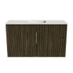 Mondiaz JOYA-DLUX 70cm meuble de salle de bains - couleur Shadow - Vasque FAYE position Milieu Sans trou de robinet couleur Ostra. SW1422985