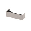 INK Wastafelonderkast - 120x45x37.6cm - 1 lade - push to open - MDF lak - Mat kasjmier grijs SW798163