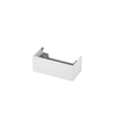 INK Meuble sous-lavabo - 90x45x35cm - 1 tiroir - sans poignée - laque MDF - blanc mat SW158031