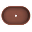Arcqua Case waskom - ovaal - 55x36cm - mat terracotta SW1209121