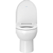Duravit DuraStyle Basic set de WC au sol à fond creux sans rebord de rinçage 37x48cm avec abattant de WC à fermeture douce blanc SW358501