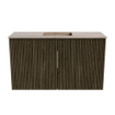 Mondiaz JOYA-DLUX Meuble de salle de bains 70cm - couleur Shadow - Vasque FAYE position Milieu Sans trou de robinet couleur Saba SW1425115