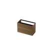INK Wastafelonderkast - 100x45x65cm - 2 lades - push to open - horizontaal gefreesd - Eiken - Aqua SW693495