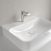 Villeroy & Boch Finion Lavabo à poser face inférieure meulée 60x47cm avec 1 trou pour robinetterie ceramic+ sans trop-plein blanc SW106474