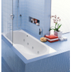 Villeroy & Boch Libra bad 160x70cm quaryl rechthoekig met poten wit 0949982