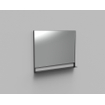 Arcqua Reflect miroir avec tablette aluminium 100x80cm noir mat SW374528