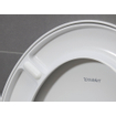Duravit DuraStyle Basic WC-zitting 36.9x43.3x4.2cm compact met softclose met quickrelease Kunststof wit SW472394