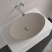 Villeroy & Boch Loop & Friends Opzetwastafel - 62 x 42 x 12 cm - Almond CeramicPlus - zonder overloop SW644133