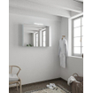 Mondiaz CUBB Armoire de toilette avec miroir - 100x70cm - 2 portes - Clay (brun) SW410521