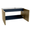 Mondiaz JOYA-DLUX 80cm toiletmeubel - kleur Dusk - Wastafel FAYE positie Midden Zonder kraangat kleur Glace. SW1423155