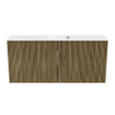 Mondiaz JOYA 90cm meuble de salle de bains - couleur Dusk - Vasque FAYE position Milieu 1 trou de robinet couleur Talc. SW1421574