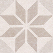 Cifre Materia Decor Star Ivory Carrelage sol blanc 20x20cm Multi SW203648