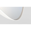 Saniclass Exclusive Line Miroir rond 60cm cadre blanc mat SW492801