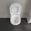 Villeroy & Boch Vicare pack WC suspendu - DirectFlush à évacuation profonde, abattant - blanc SW490031