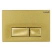 Creavit Plaque de commande - boutons rectangulaires - or SW1172839