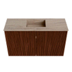 Mondiaz JOYA-DLUX 70cm toiletmeubel - kleur Ruby - Wastafel FAYE positie Midden 1 kraangat kleur Saba. SW1425579