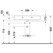 Duravit Vero lavabo 80x47 cm avec 1 trou de robinetterie blanc 0290112
