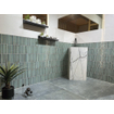 SAMPLE Terravito Gimare Carrelage mural en céramique - 35x35cm - 9.2mm - kitkat - Vert SW1408441