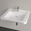 Villeroy & boch vicare lavabo 65x55x19cm rectangle 1 trou pour robinet sans trou de trop-plein blanc alpin céramique brillante SW654863