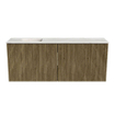 Mondiaz JOYA-DLUX 100cm toiletmeubel - kleur Dusk - Wastafel FAYE positie Links Zonder kraangat kleur Ostra. SW1423415