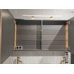 Saniclass Holz Base Armoire miroir - 120x70cm - chêne SW773985
