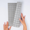 The Mosaic Factory London mozaïektegel - 30x30cm - wand en vloertegel - Vierkant - Porselein Grey Mat SW157483