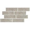 SAMPLE Ceralto Tesselo Soft Mozaïektegel 24x40cm 10mm gerectificeerd porcellanato Argento SW914512