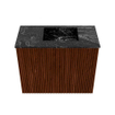 Mondiaz JOYA-DLUX 50cm toiletmeubel - kleur Ruby - Wastafel FAYE positie Rechts 1 kraangat kleur Lava. SW1423602
