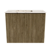 Mondiaz JOYA-DLUX 50cm toiletmeubel - kleur Dusk - Wastafel FAYE positie Links 1 kraangat kleur Nata. SW1425880