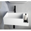 Ideavit SolidDual Lavabo 50x36x15,5cm 1 trou de robinet 1 lavabo Acrylique blanc mat SW383191