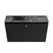 MONDIAZ TURE-DLUX Meuble toilette - 80cm - Urban - EDEN - vasque Lava - position gauche - sans trou de robinet SW1103649