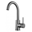 Wiesbaden Ribbd wastafelkraan met draaibare uitloop en coldstart gunmetal PVD SW632117