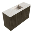 Mondiaz JOYA-DLUX 70cm toiletmeubel - kleur Shadow - Wastafel FAYE positie Midden Zonder kraangat kleur Frappe. SW1422687