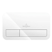 Villeroy & Boch Subway 2.0 Pack WC - WC suspendu - DirectFlush - à fond creux - abattant Slimseat - softclose & quickrelease - avec réservoir encastrable - plaque de commande blanc brillant - Blanc Alpin SW956273