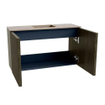 Mondiaz JOYA-DLUX Meuble de salle de bains 70cm - couleur Shadow - Vasque FAYE position Milieu Sans trou de robinet couleur Arena SW1424801