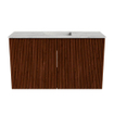 Mondiaz JOYA-DLUX Meuble de salle de bains 70cm - couleur Ruby - Vasque FAYE position Milieu Sans trou de robinet couleur Glace. SW1423559
