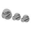BRAUER Chrome Edition Badkraan Inbouw - douchegarnituur - 20cm uitloop - inclusief inbouwdeel - 3 gladde knoppen - handdouche rond 3 standen - chroom SW398014