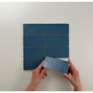 SAMPLE Terravito Galeno Carrelage mural - 7.5x15cm - 8.5mm - Rectangle - Bleu foncé mat SW736333