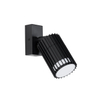 QAZQA Boris Wandlamp - 1 lamp - dimbare led lamp - IP44 - Rond - Zwart SW1477250