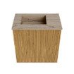 Mondiaz JOYA-DLUX Meuble de toilette 40cm - couleur Oak - Vasque FAYE position Gauche 1 trou de robinet couleur Arena SW1423831