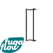 FugaFlow Eccelente Acces Handdoekrek - 95x25x20cm - Mat zwart SW1123840