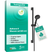 hansgrohe Activera S doucheset 95 - 2jet - EcoSmart unica - met glijstang 65cm - mat zwart SW1387762