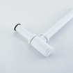 Fugaflow Efficiente Pietra Ensemble lave-mains - 40x21.5x12cm - droite - lisse - semi-circulaire - 1 trou de robinet - céramique - robinet lave-mains blanc mat - bouchon de vidage - siphon abaissé - blanc brillant SW1442347