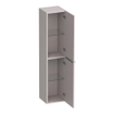BRAUER Elevate armoire de salle de bains - 160x35x35cm - hors poignées rapportées - 2 portes - ouvrant à gauche ou à droite - sable mat SW1200002