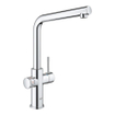 GROHE Red Keukenkraan - hoog - 3 in 1 - l uitloop - l size boiler - chroom SW108064