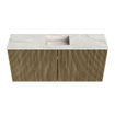 Mondiaz JOYA-DLUX 90cm meuble de toilette - couleur Dusk - Vasque FAYE position Milieu Sans trou de robinet couleur Ostra. SW1423389