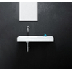 Clou Mini Wash Me fontein 56x19cm zonder kraangat rechts Keramiek Wit SW9293